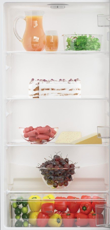 Combina frigorifica, capacitate 291 L, garden fresh, LED, termostat, usi reversibile, Argintiu, ARCTIC [3]