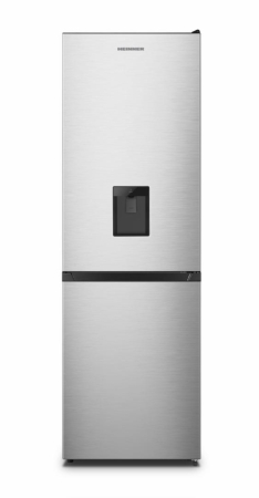 Combine frigorifice - Combina frigorifica, capacitate 304 L, dozator de apa, NO FROST, termostat, dezghetare automata, LED, H 186 cm, INOX, HEINNER