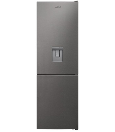 Combine frigorifice - Combina frigorifica, capacitate 331 L, No Frost, dozator de apa, alarma usa, rafturi vinuri, lumina LED, termostat, Inox, SILTAL
