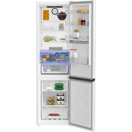 Combina frigorifica, capacitate 355 L, dozator de apa, NO FROST, clasa E, compresor inverter, Alb, BEKO [3]