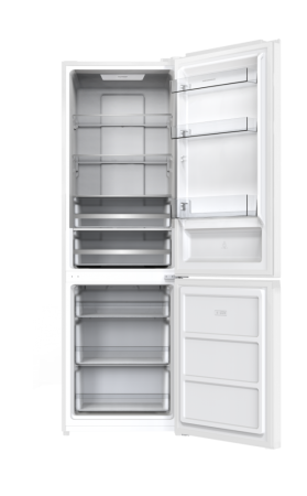Combina frigorifica, capacitate 400 L, NO FROST, motor dual inverter, display LED, super congelare, H 186 cm, Alb, HEINNER [1]