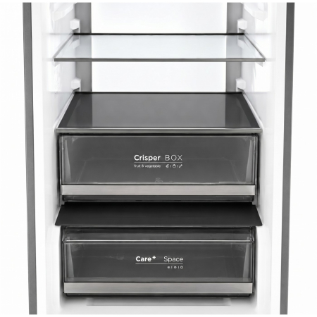 Combina frigorifica, capacitate 405 L, control touch,multi AirFlow, No Frost, lumina LED, H 199 cm, congelare rapida, Dark Inox, LDK [5]