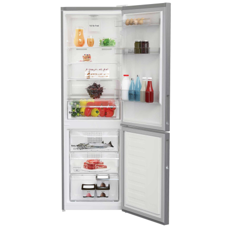 Combina frigorifica, Full NO FROST, capacitate 324 L, fast freeze, ECO, LED, clasa E, termostat, Argintiu, ARCTIC [2]