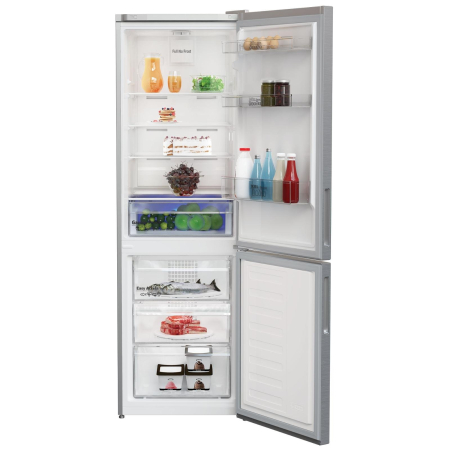 Combina frigorifica, Full NO FROST, capacitate 324 L, fast freeze, ECO, LED, termostat, Argintiu, ARCTIC [1]