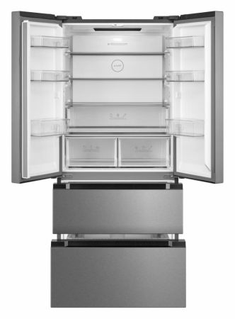 Combina frigorifica, side by side, french door, capacitate 516 L, aspect inox, No Frost, display tocuh, compresor inverter, HEINNER [1]