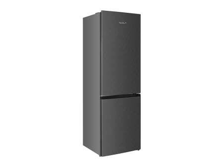 Combina frigorifică TESLA RC3300FHXE, 326 L, Clasa E, Total No Frost, Compresor Inverter, Control Electronic, LED, 39 dB, Uși Reversibile, H 201 cm, Inox [1]