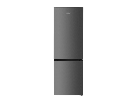 Casa & Gradina - Combina frigorifică TESLA RC3300FHXE, 326 L, Clasa E, Total No Frost, Compresor Inverter, Control Electronic, LED, 39 dB, Uși Reversibile, H 201 cm, Inox