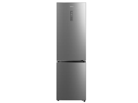 Casa & Gradina - Combina frigorifică TESLA RC3800FMX, 378 L, Clasa E, Total No Frost, Compresor Inverter, Metal Cooling, Display Touch, Super Cooling, Super Freezing, H 201 cm, Inox