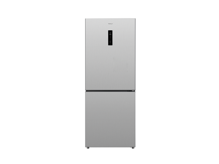 Casa & Gradina - Combina frigorifică TESLA RC4201FTXE, 417 L, Clasa E, Total No Frost, Display Electronic, Super Cooling, Super Freezing, LED, 37 dB, H 185 cm, Inox