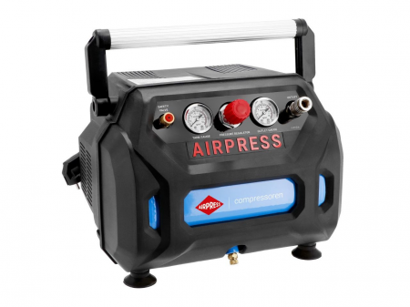 Compresoare - Compresor cu piston fara ulei, 1.1KW, 215 L/MIN - rezervor 6 LITRI - AIRPRESS-H215/6-36943