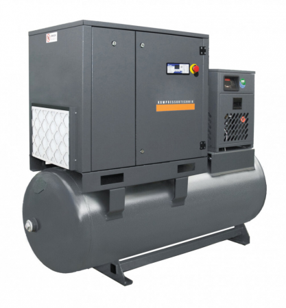 Compresoare - Compresor cu surub, 7,5KW, 1150 L/MIN, Rezervor 500L, WLT-7.5/500-P-COMBO