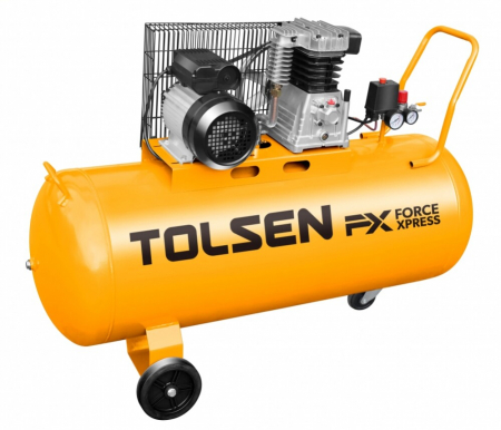 Compresoare - Compresor aer 100L, 2200W, 3 Cp, Tolsen 73127