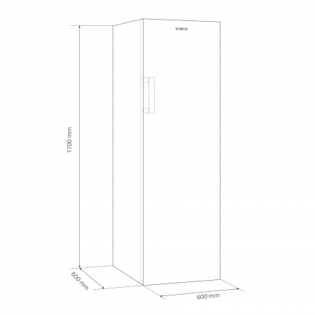 Congelator cu o usa, No-frost, 242L, Samus SC337E [2]