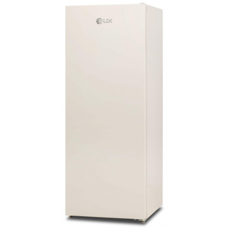 Congelatoare - Congelator vertical, capacitate 214 L, termostat reglabil, 6 sertare, H 155 cm, Bej, LDK