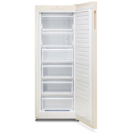 Congelator vertical, capacitate 214 L, termostat reglabil, 6 sertare, H 155 cm, Bej, LDK [1]