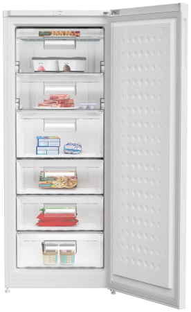 Congelator vertical, capacitate 215 L, 6 sertare, usa reversibila, clasa E, termostat, Alb, ARCTIC [1]