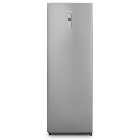 Congelatoare - Congelator vertical, capacitate 238 L, NO FROST, 7 sertare, fast freeze, display digital, functie frigider, Argintiu, LDK