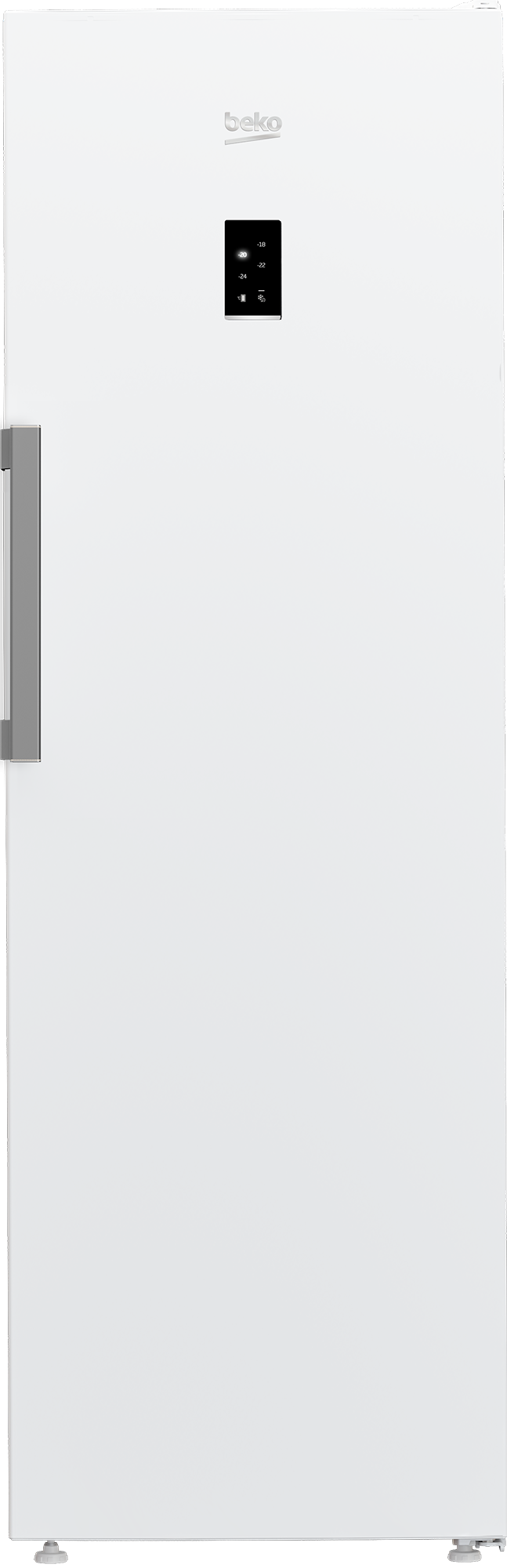 Congelatoare - Congelator vertical, capacitate 286 L, compresor inverter, NO FROST, 5 sertare, 3 compartimente. Alb, BEKO