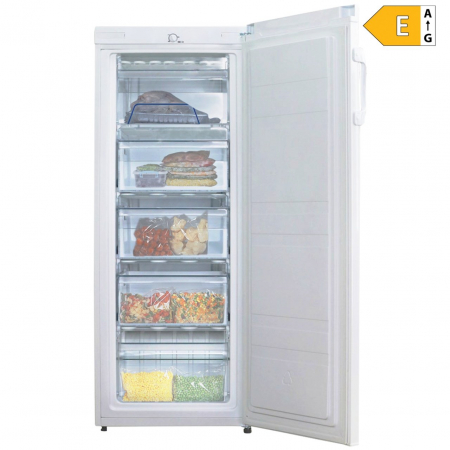 Congelator vertical cu o usa, capacitate 160 L, termostat reglabil, usa reversibila, 5 sertare, inaltime 142cm, alb, VIVAX [5]