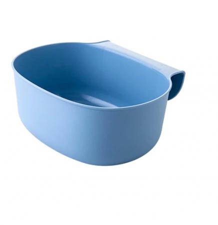 Casa & Gradina - Cos de gunoi suspendabil multifunctional, 21 x 17,8 x 9 cm, Albastru