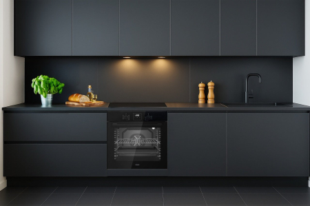 Cuptor electric incorporabil, capacitate 80 L, grill, 7 programe, lumina, convectie, dezghetare, 240*, clasa A, putere 2500W, afisaj LED, Negru, VIVAX [2]