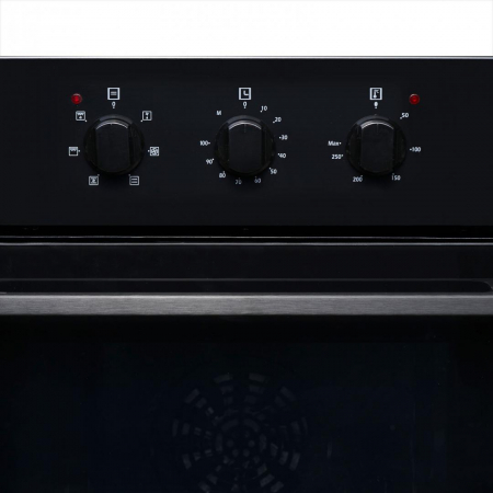 Cuptor electric incorporabil, volum 65 L, 6 programe, clasa A, grill, timer, ventilator, negru, Heinner [1]