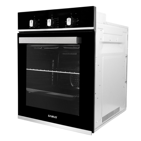 Cuptor incorporabila, capacitate 43 L, 6 functii, timer, grill, ventilatie, 45 cm, convectie, clasa A, Negru, SAMUS [1]