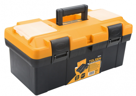 Echipamente & Genti transport - Cutie din material plastic pentru scule si unelte, 420X230X190 MM, Tolsen 80201