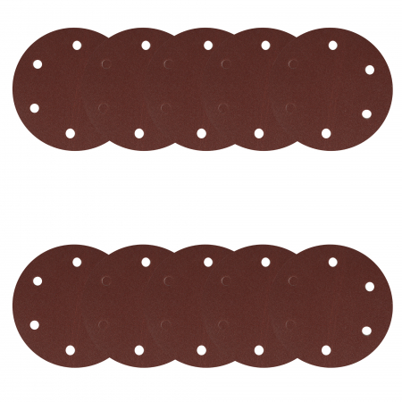 Slefuitoare - Set 10 bucati, hartie abraziva, P150, 6gauri, 215mm, DZ-C270