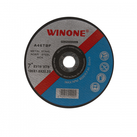 Scule Electrice - Disc abraziv, pentru metal, 180 mm, 10buc/set, DZ-C296