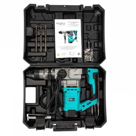 Ciocan rotopercutor 1500W, valiza transport + accesorii, Detoolz DZ-SE118 [4]