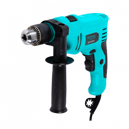 Scule Electrice - Masina de gaurit cu percutie, 600W, 4.5A, 3000Rpm, Detoolz DZ-SE154