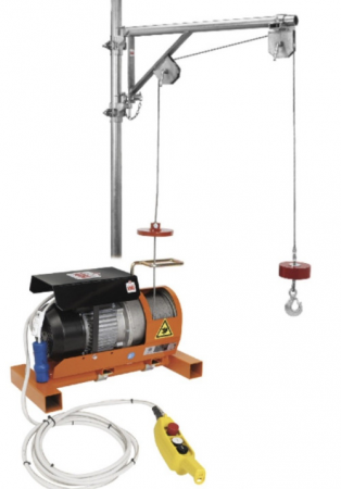 Scule&Unelte Gama Premium - Electropalan Profesional, macara electrica, 200 KG, 2 X 25 METRI CABLU - IORI-DM200ITT-25M