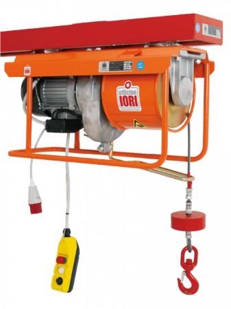 Scule&Unelte Gama Premium - Electropalan Profesional, macara electrica, 800 KG, 40 METRI CABLU - IORI-DT800D-40M MOTOR TRIFAZIC