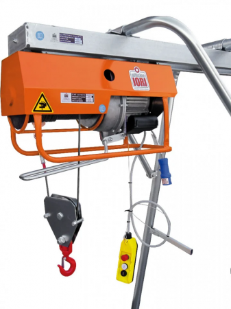 Scule&Unelte Gama Premium - Electropalan Profesional, macara electrica, 950 KG, 2 X 40 METRI CABLU - IORI-DT950MAX-40M MOTOR TRIFAZIC