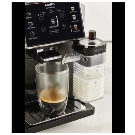 Espressor automat, recipient lapte, putere 1450 W, rezervor apa 1.7 L, auto-curatare, 6 tipuri de bauturi, KRUPS SENSATION [2]