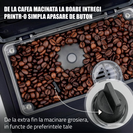 Espressor cafea, automat, 20 tipuri de bauturi, 19 bar, ecran touch, spumare lapte, rasnita profesionala, rezervor 1.7 L ,  SAMUS Magnifique 19 [2]