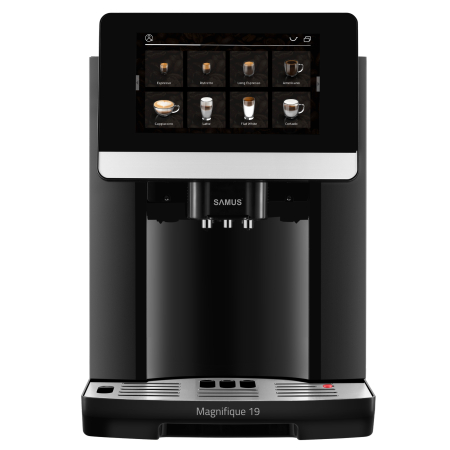 Espressor cafea, automat, 20 tipuri de bauturi, 19 bar, ecran touch, spumare lapte, rasnita profesionala, rezervor 1.7 L ,  SAMUS Magnifique 19 [13]