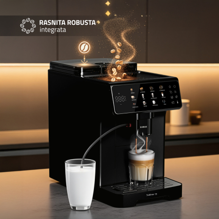 Espressor cafea, automat, 10 tipuri de bauturi, 19 bar, ecran touch, rasnita profesionala, rezervor 2 L , SAMUS Sublime [10]
