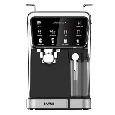 Espressor cafea, manual, 8 tipuri de bauturi, ecran tactil, rezervor lapte, pompa 20 bari, rezervor de apa 1.5 L, SAMUS [2]