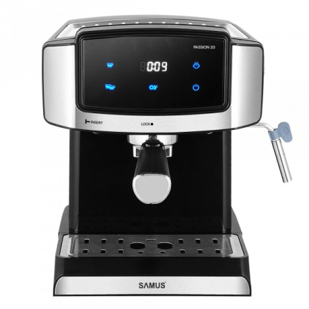 Espressor cafea, manual, control tactil, putere 850W, rezervor de apa 1.5 L, presiune pompa 20 bari, spumare lapte, SAMUS [1]