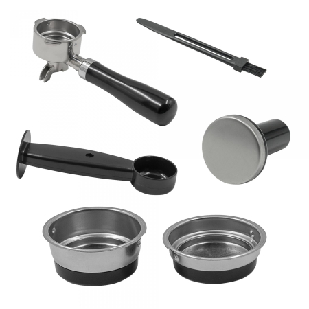 Espressor cafea, manual, spumare lapte, pompa de apa Italia 20 bari, rasnita profesionala, putere 1350 W, rezervor apa 2.3 L, SAMUS [4]