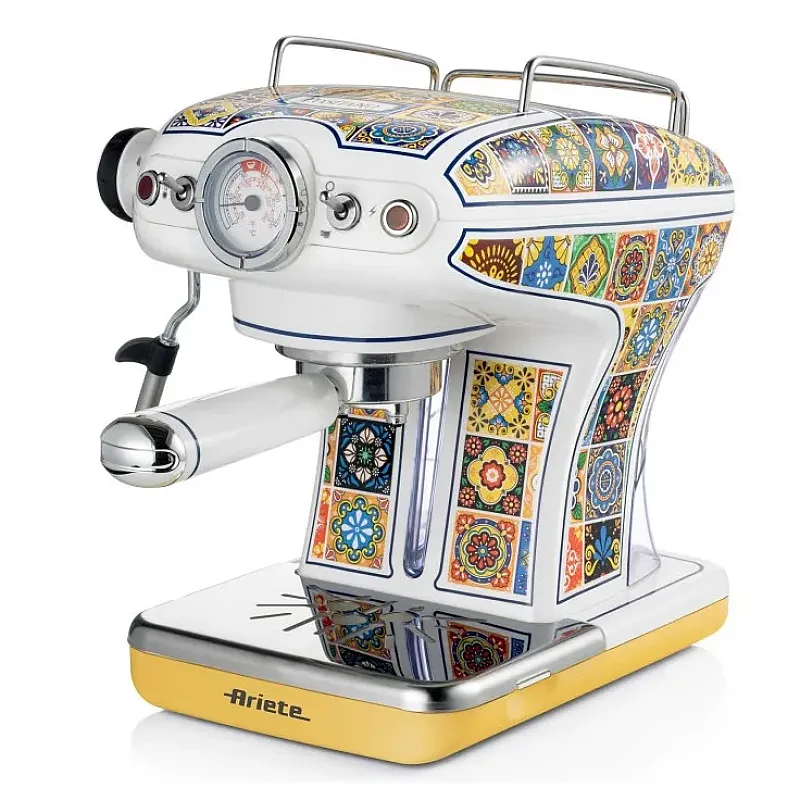 Casa & Gradina - Espressor cafea, manual, vintage, putere 850 W, 15 bar, rezervor 900 ml, cafea macinata & ESE pods,  ARIETE Positano