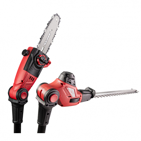 Fierastrau crengi si gard viu, 2 in 1, acumulator 2Ah, 20V, lungime 3m, lama drujba 20cm, Raider RDP-PSHT20 [1]