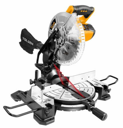Scule Electrice - Fierastrau circular, 1500 W, ø 255 mm, functie LASER, PwrBlastX (Industrial), Tolsen 79530