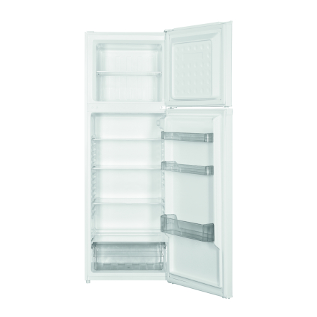 Frigider cu 2 usi, congelator, capacitate 206 L, lumina LED, usi reversibile, clasa E, PYRAMIS [1]