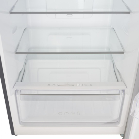 Frigider cu 2 usi, congelator, capacitate 415 L, full No FROST, lumina LED, usi reversibile, compresor inverter, Negru, HEINNER [5]