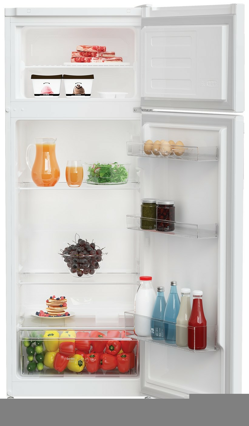 Frigider cu 2 usi, congelator, clasa E, capacitate 223 L, lumina LED, usi reversibile, Alb, ARCTIC [2]