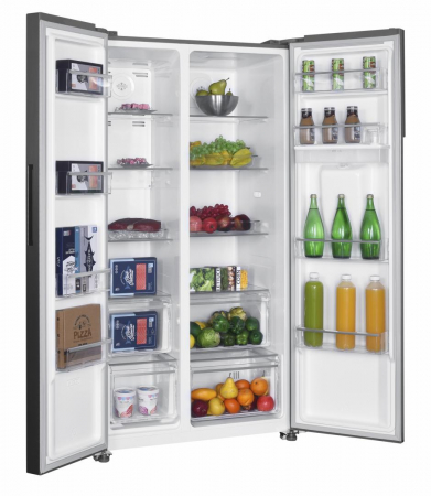 Frigider cu 2 usi, side by side, No-Frost, capacitate 529L, congelator, E++, functie Smart, touch, INOX, HEINNER [7]