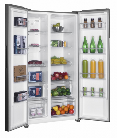 Frigider cu 2 usi, side by side, No-Frost, capacitate 532L, congelator, E++, functie Smart, touch, aspect inox, HEINNER [3]